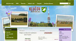 Desktop Screenshot of obecklucov.cz